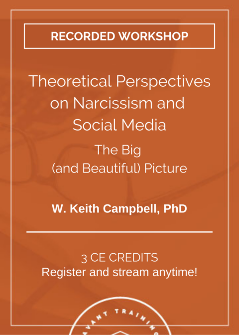 Theoretical Perspectives on Narcissism and Social Media: The Big (and Beautiful) Picture (Recorded)